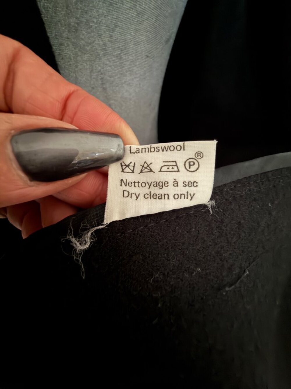 Maurice Daquin Vintage Black Open Front Cape Women’s One Size - Picture 8 of 11